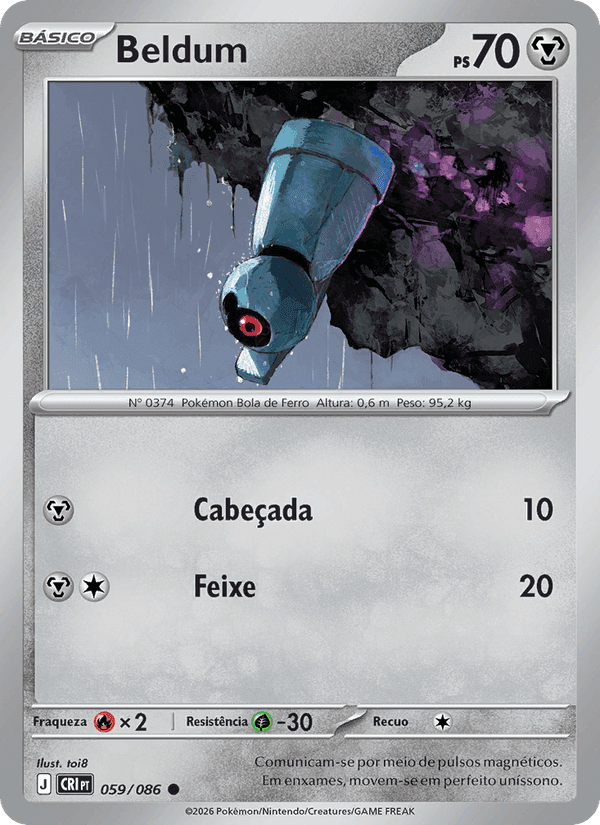 Beldum, carte 059 de Caos Ascendente
