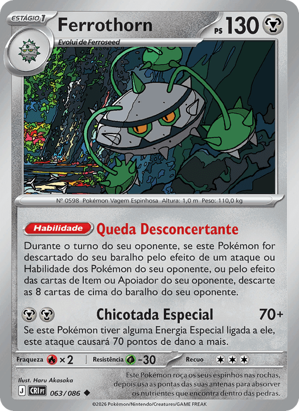 Ferrothorn, carta 063 de Caos Ascendente