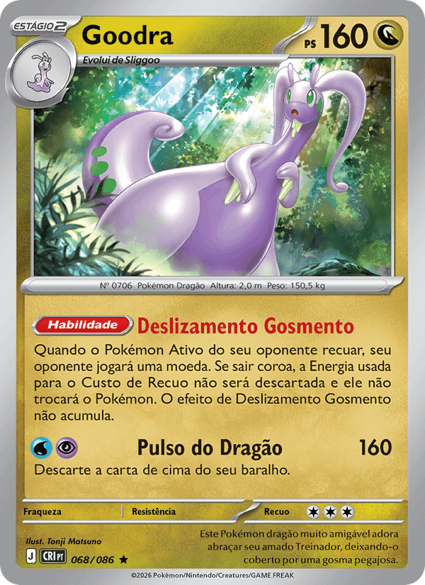 Goodra, carte 068 de Caos Ascendente