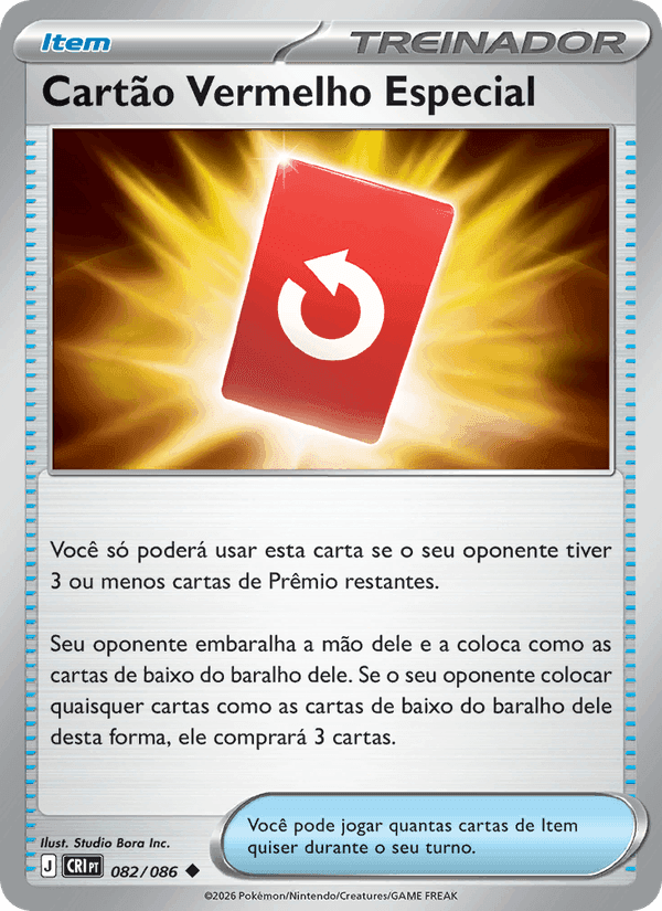 Cartão Vermelho Especial, carta 082 de Caos Ascendente