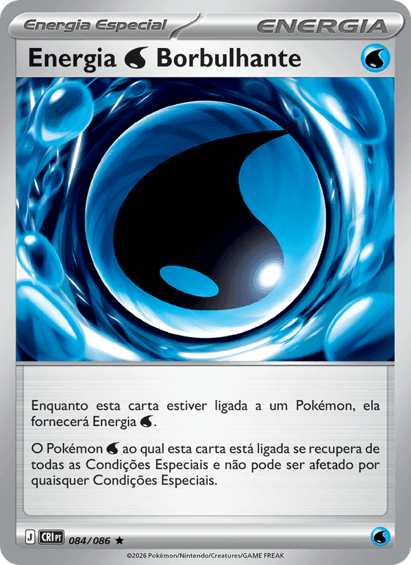 Energia Water Borbulhante, carta 084 de Caos Ascendente