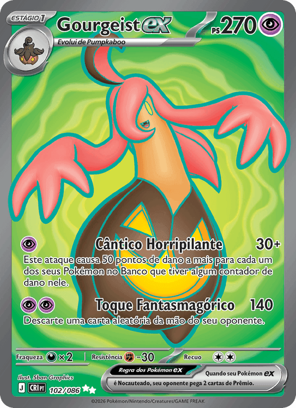 Gourgeist ex, carta 102 de Caos Ascendente