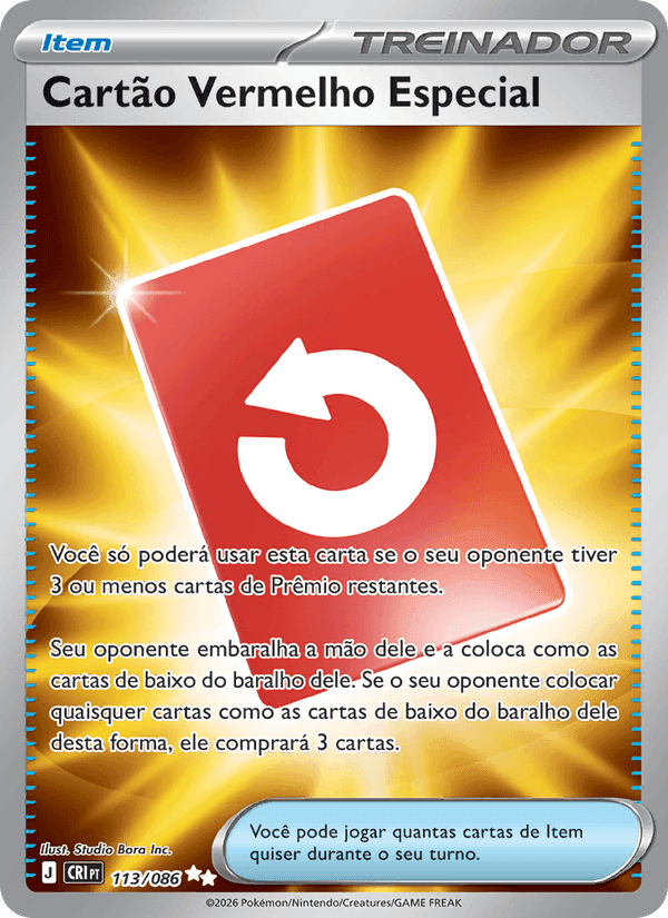 Cartão Vermelho Especial, carte 113 de Caos Ascendente