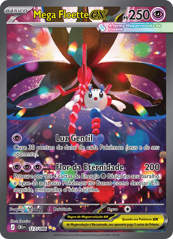 Mega Floette ex, carta 117 di Caos Ascendente