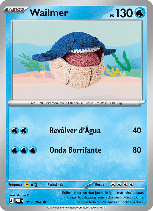 Wailmer, card 015 from Escuridão Absoluta