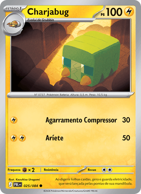 Charjabug, card 025 from Escuridão Absoluta