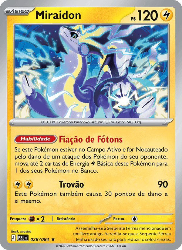 Miraidon, carte 028 de Escuridão Absoluta