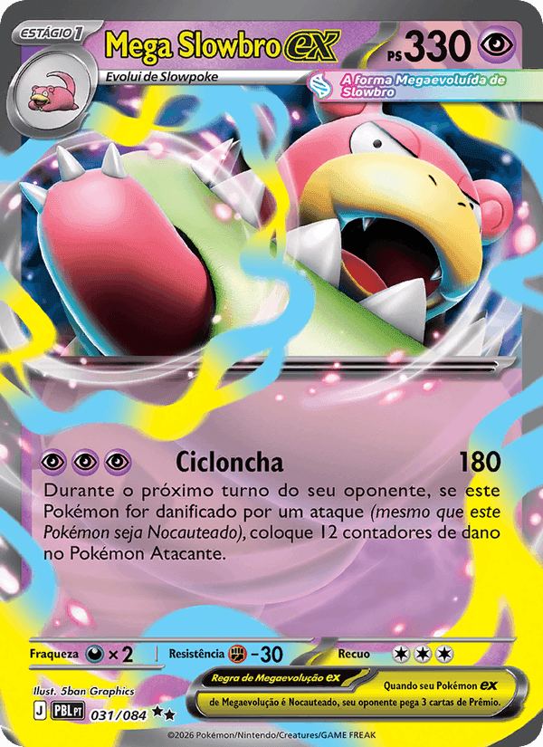 Mega Slowbro ex, card 031 from Escuridão Absoluta