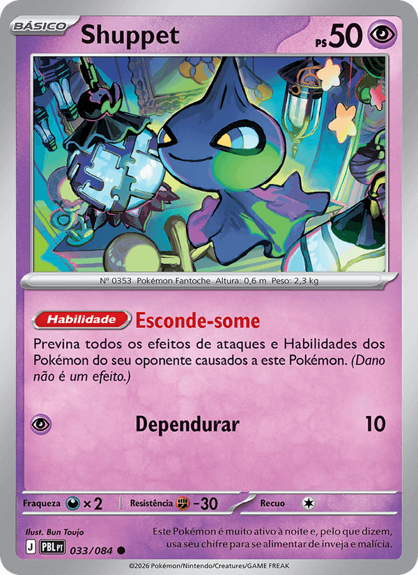 Shuppet, carta 033 de Escuridão Absoluta