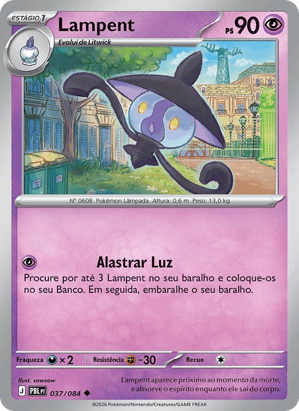 Lampent, card 037 from Escuridão Absoluta