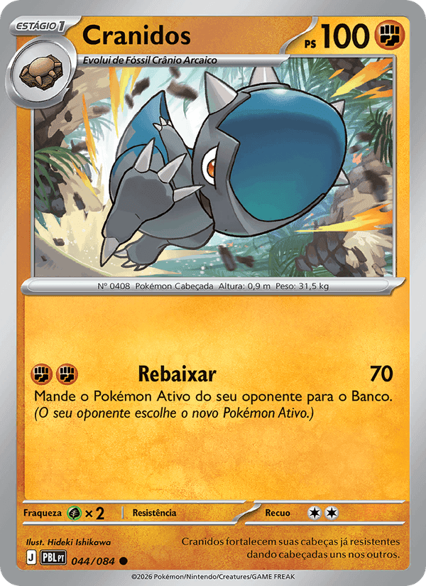 Cranidos, carta 044 de Escuridão Absoluta