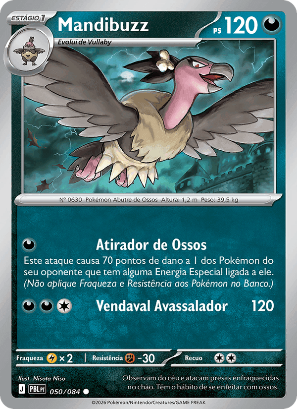 Mandibuzz, card 050 from Escuridão Absoluta
