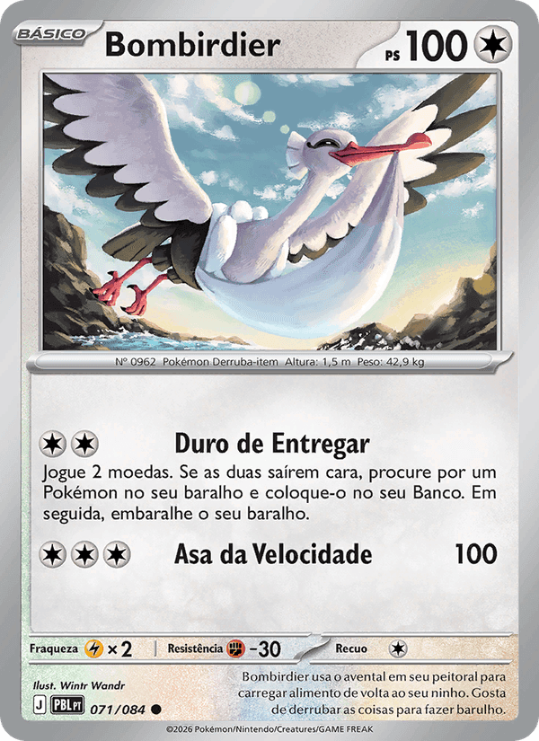 Bombirdier, carta 071 de Escuridão Absoluta