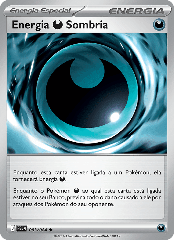 Energia Darkness Sombria, carta 083 de Escuridão Absoluta