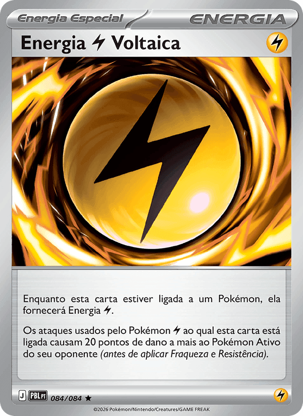 Energia Lightning Voltaica, card 084 from Escuridão Absoluta