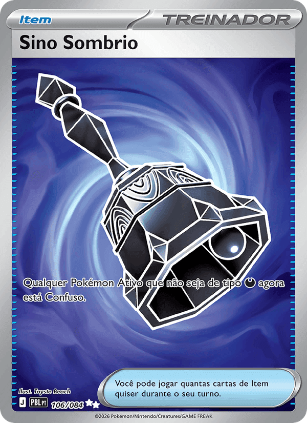Sino Sombrio, card 106 from Escuridão Absoluta