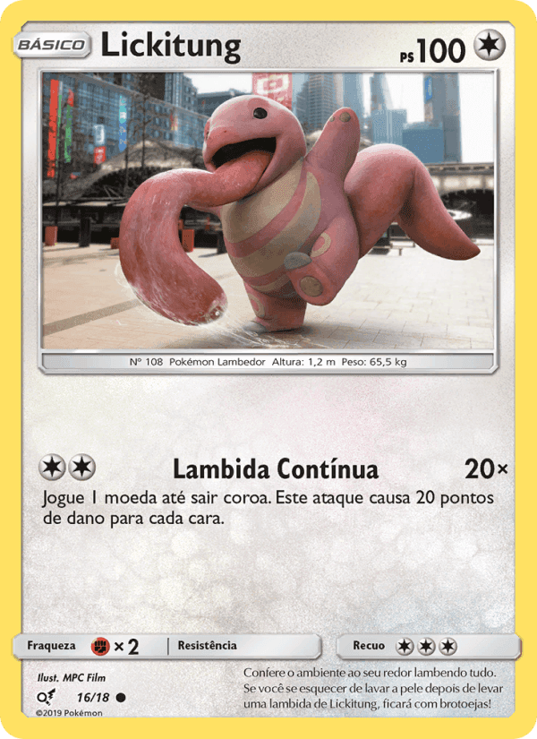 Detetive Pikachu の 16 番、Lickitung