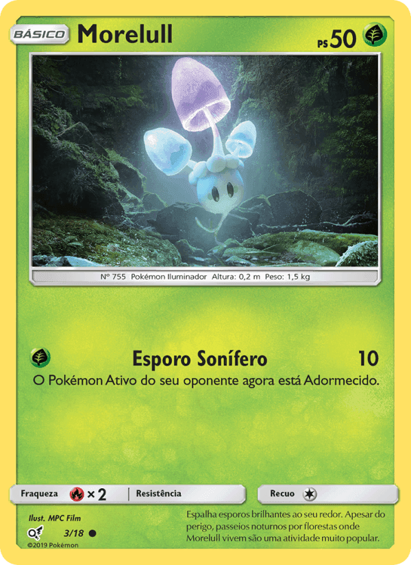 Morelull, carta 3 de Detetive Pikachu
