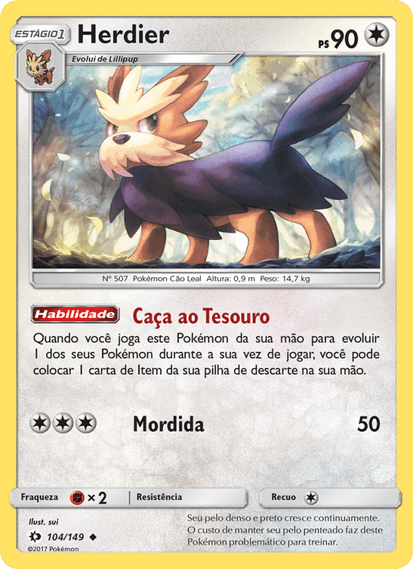 Herdier, card 104 from Sol e Lua