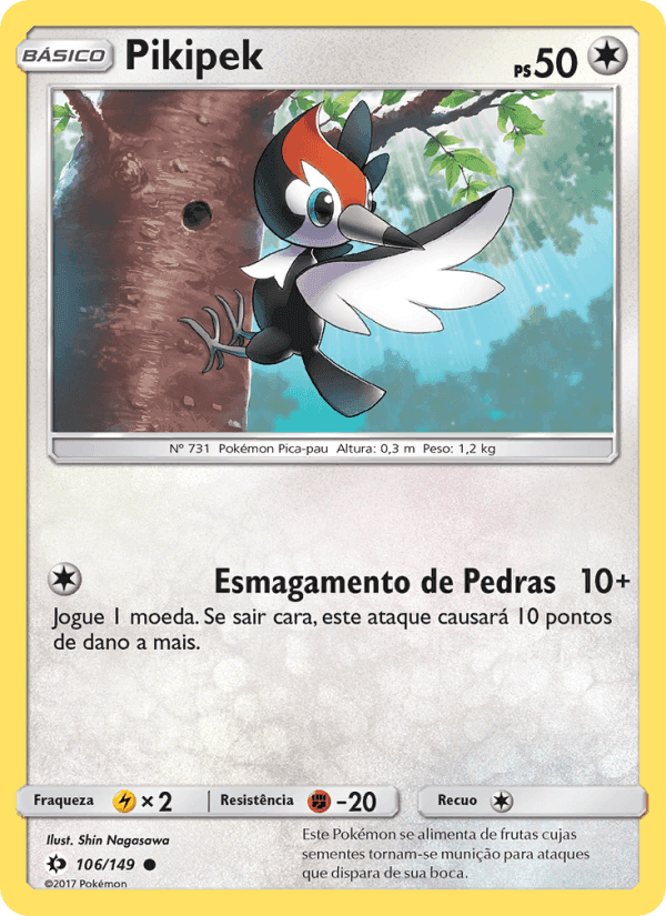 Pikipek, carta 106 de Sol e Lua
