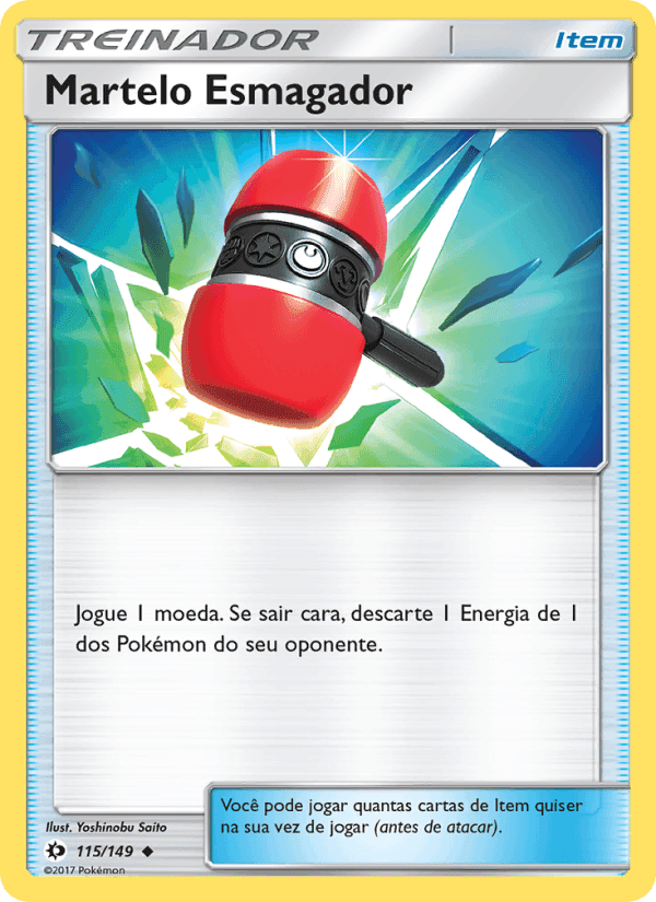 Martelo Esmagador, carta 115 de Sol e Lua