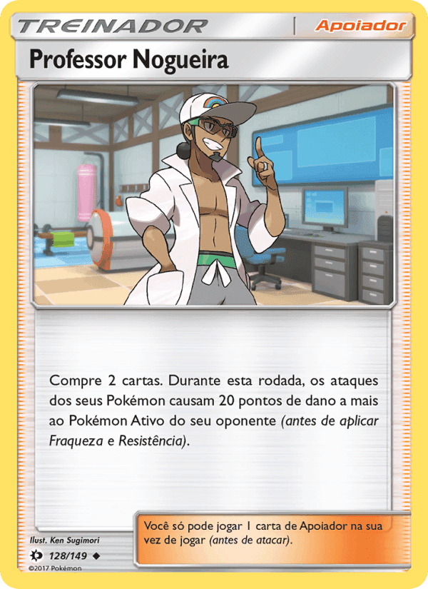 Professor Nogueira, card 128 from Sol e Lua