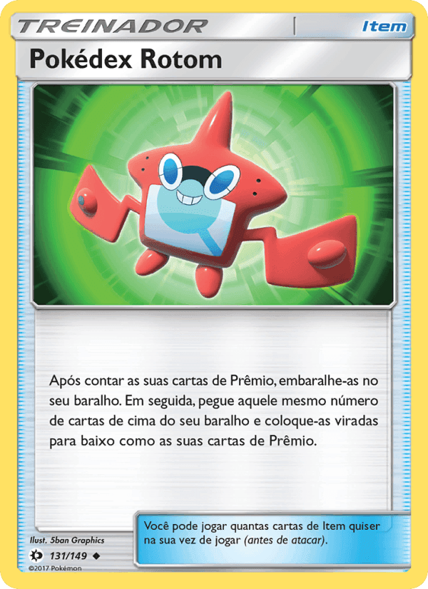 Pokédex Rotom, carta 131 di Sol e Lua
