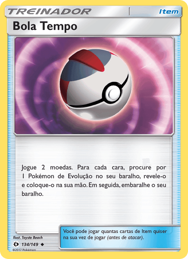 Bola Tempo, card 134 from Sol e Lua