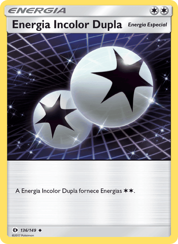Energia Incolor Dupla, carta 136 de Sol e Lua