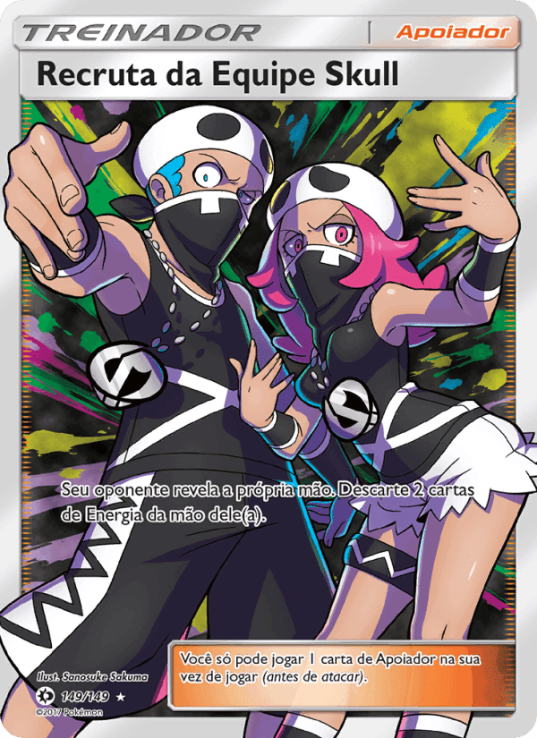 Recruta da Equipe Skull, carta 149 de Sol e Lua