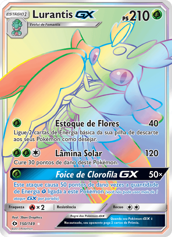Lurantis GX, carta 150 de Sol e Lua