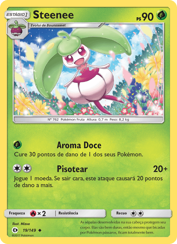 Steenee, carta 19 de Sol e Lua