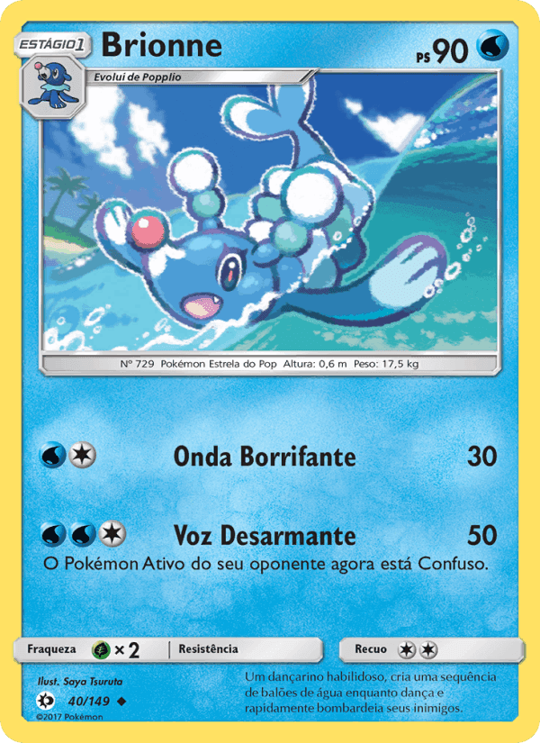 Brionne, carte 40 de Sol e Lua