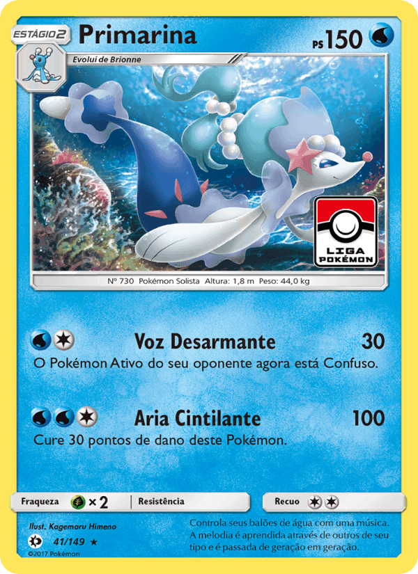 Sol e Lua の 41 番、Primarina