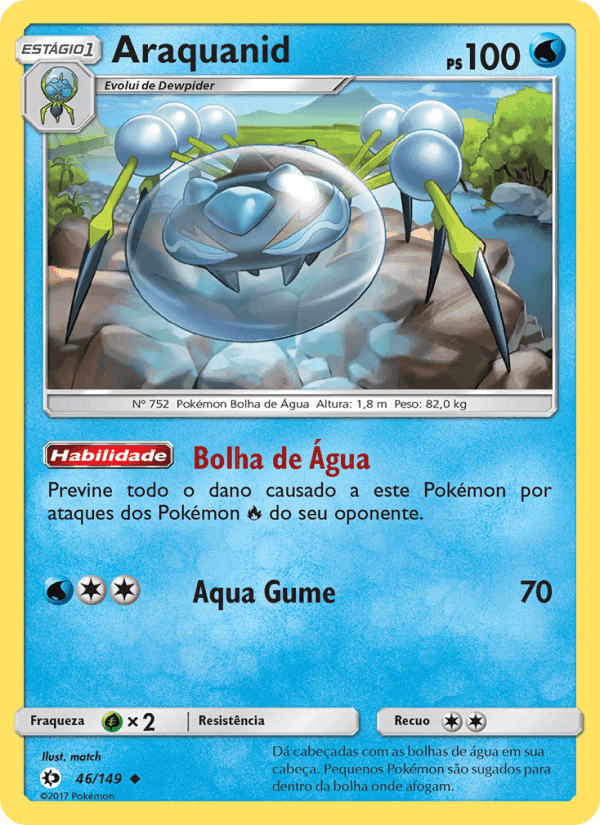 Araquanid, carte 46 de Sol e Lua