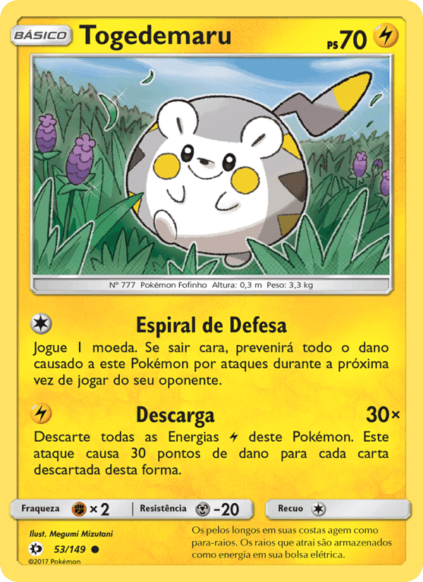 Togedemaru, carte 53 de Sol e Lua