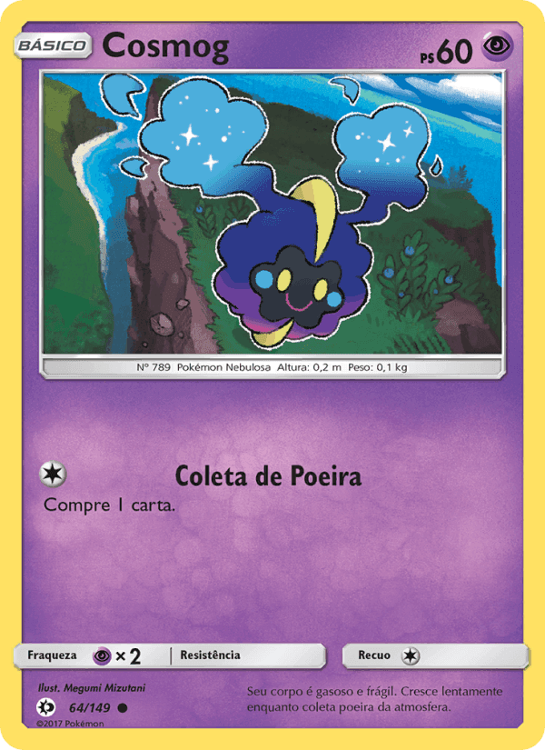 Cosmog, carta 64 de Sol e Lua