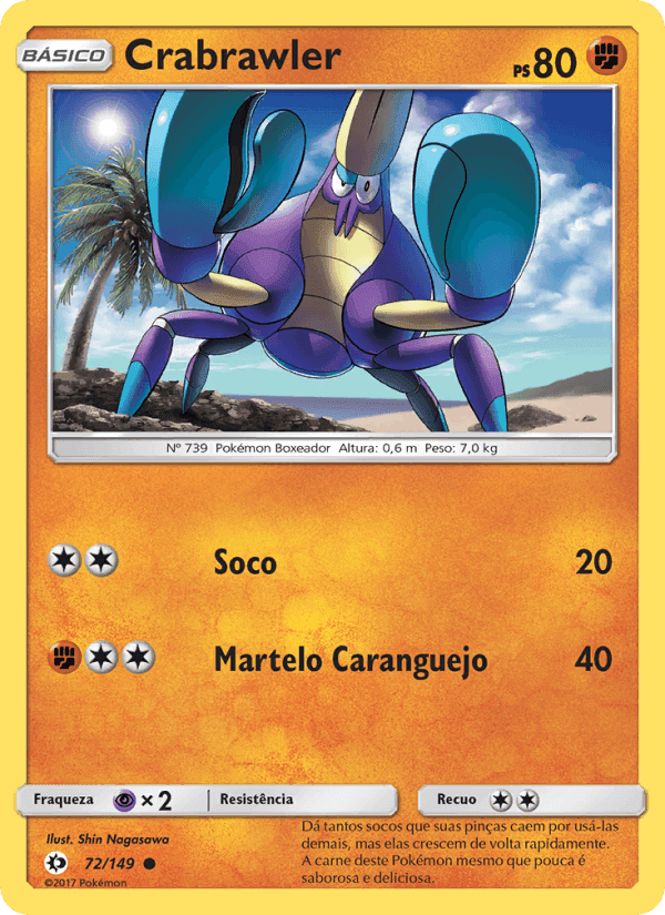 Sol e Lua の 72 番、Crabrawler