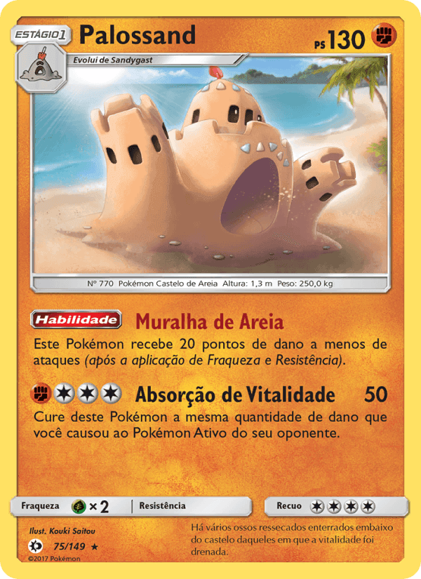 Palossand, carta 75 de Sol e Lua