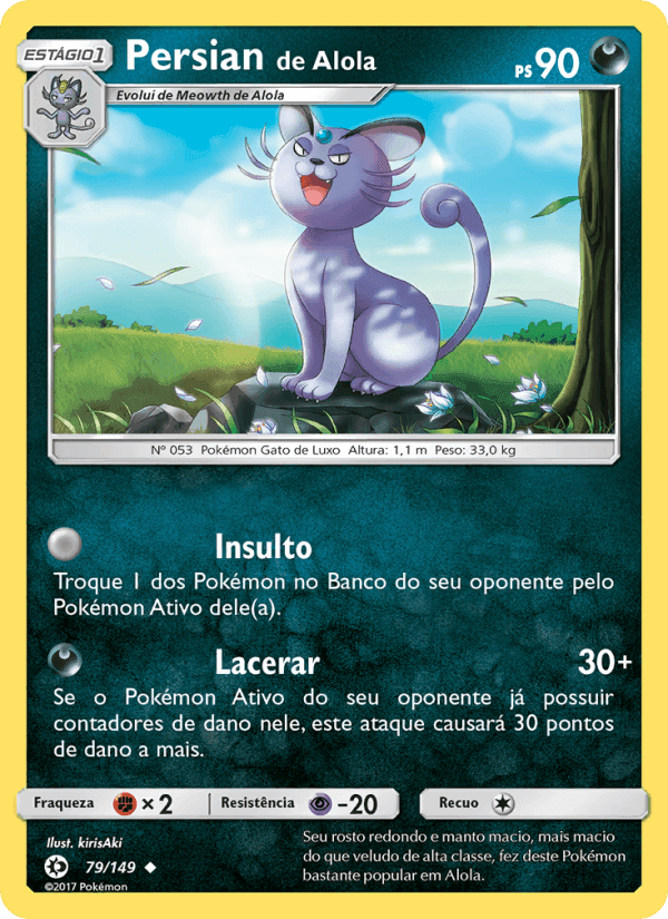 Persian de Alola, carta 79 de Sol e Lua