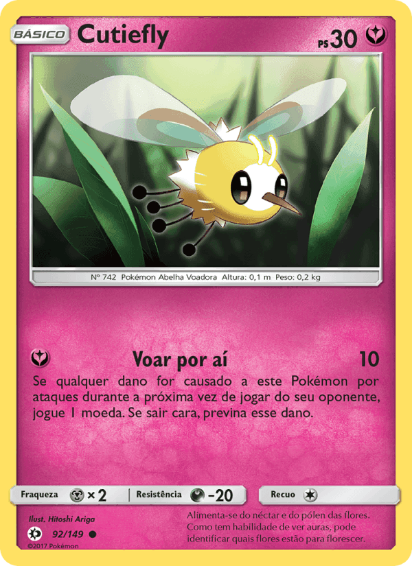 Cutiefly, carta 92 di Sol e Lua