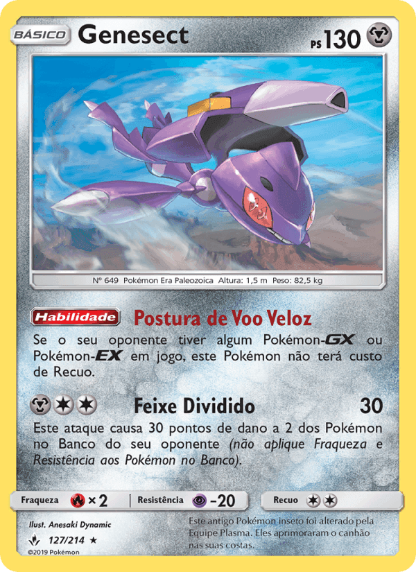 Genesect, carta 127 de Elos Inquebráveis