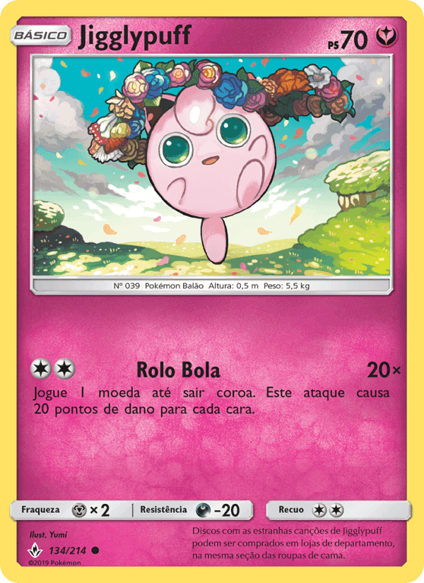 Jigglypuff, carte 134 de Elos Inquebráveis