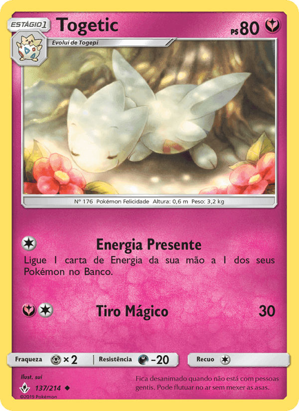 Togetic, card 137 from Elos Inquebráveis