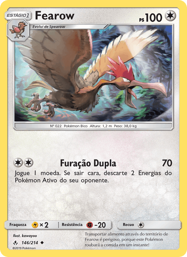 Fearow, carta 146 de Elos Inquebráveis