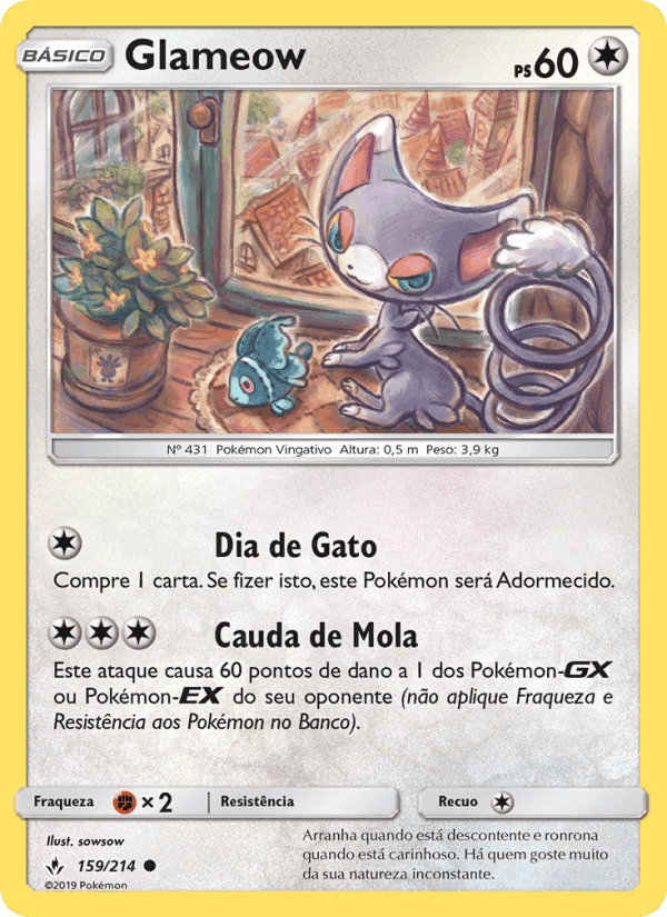 Glameow, carta 159 de Elos Inquebráveis