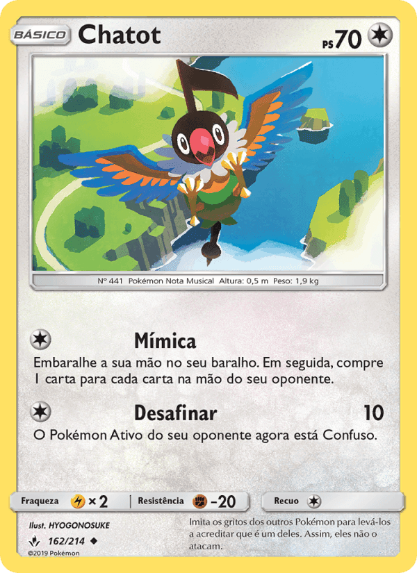 Chatot, carta 162 de Elos Inquebráveis