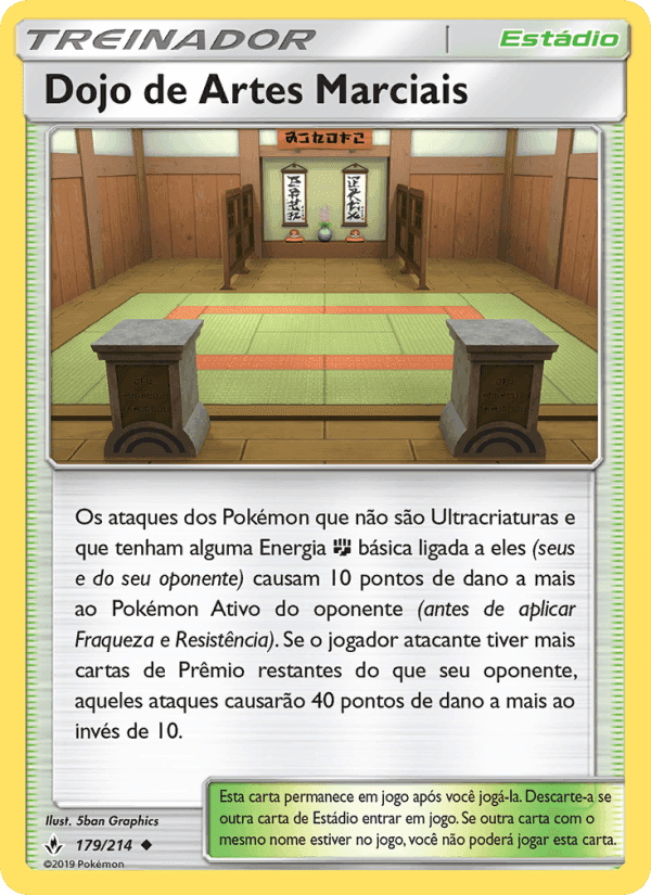 Dojo de Artes Marciais, card 179 from Elos Inquebráveis
