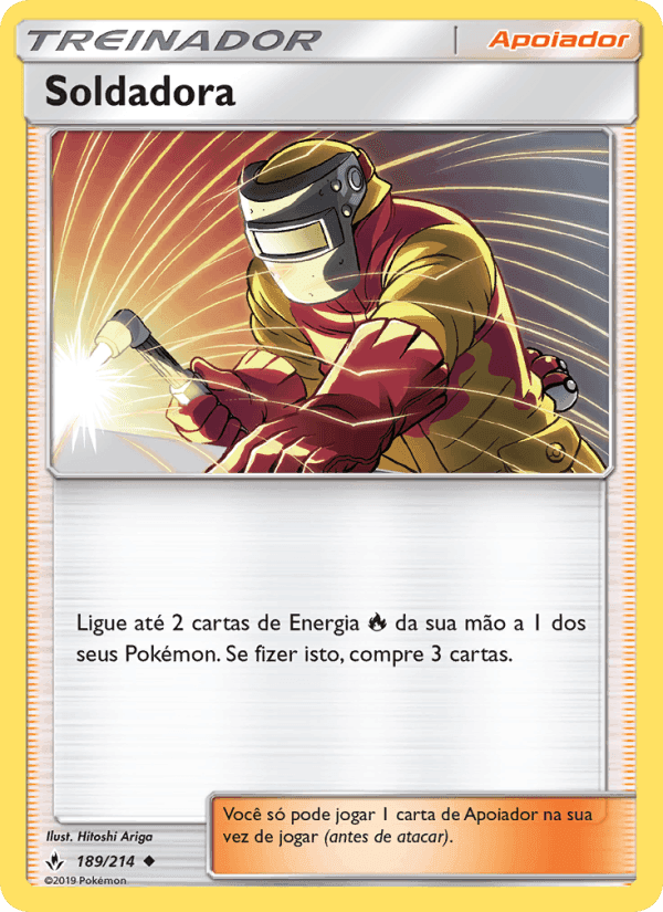 Soldadora, card 189 from Elos Inquebráveis