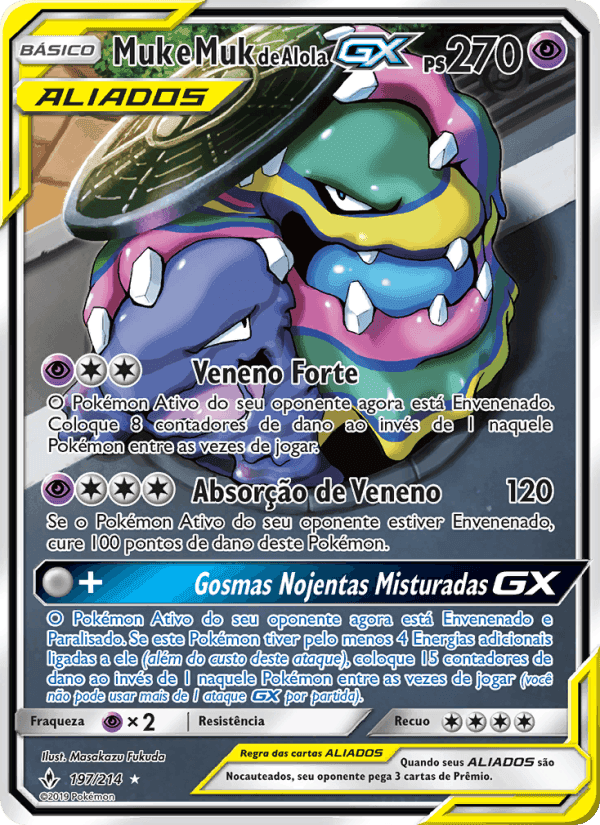 Muk e Muk de Alola GX, carta 197 de Elos Inquebráveis